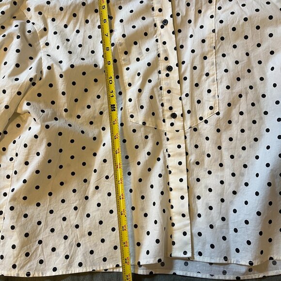 Dotted Buttoned Blouse (Studio Clip, Japan) - Picture 4 of 7